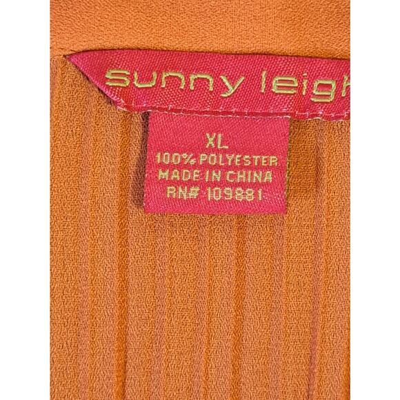 Women's Sunny Leigh Orange Tank Top Size XL - Picture 6 of 6
